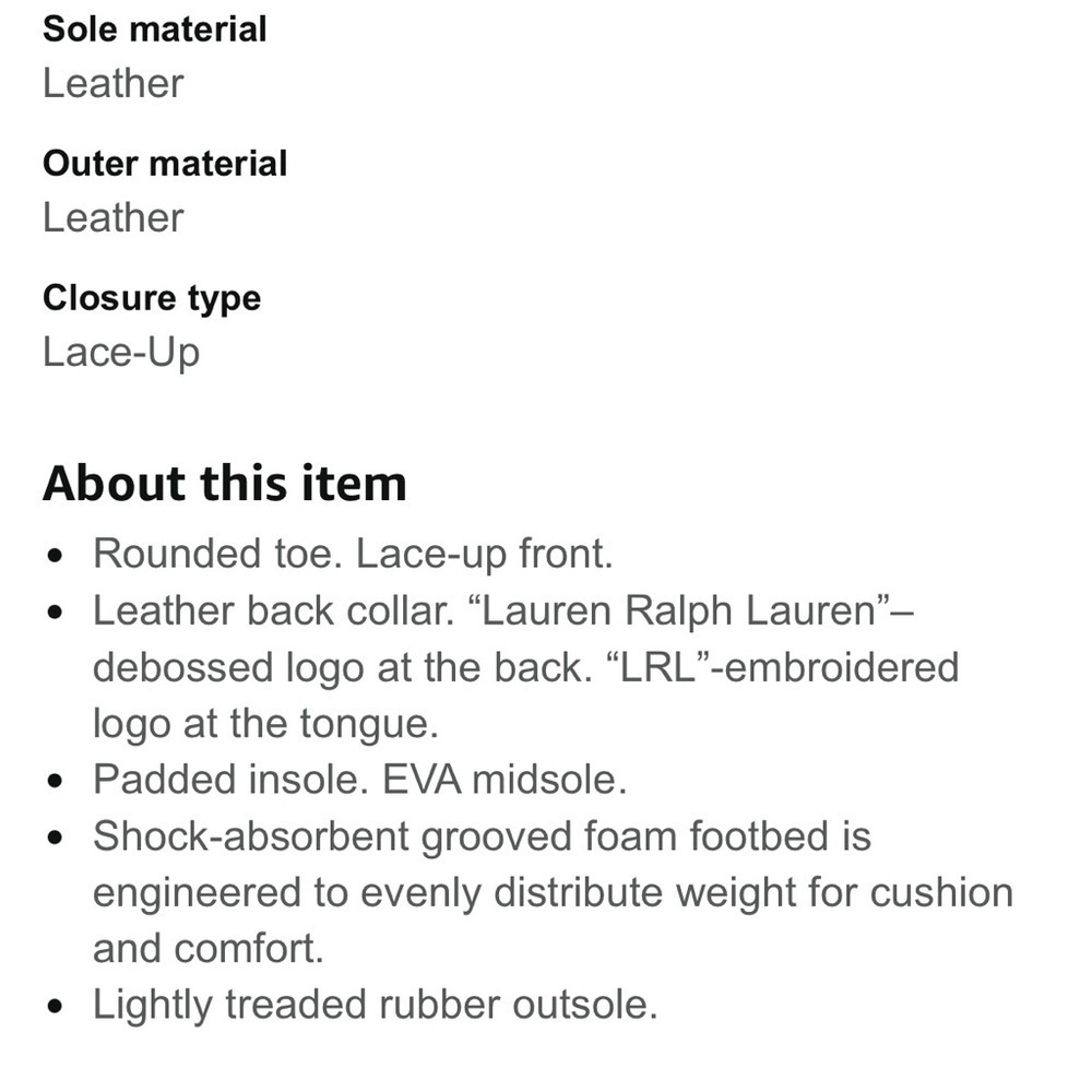 Lauren Ralph Lauren Angeline 4 Leather Sneakers - Picture 8 of 9